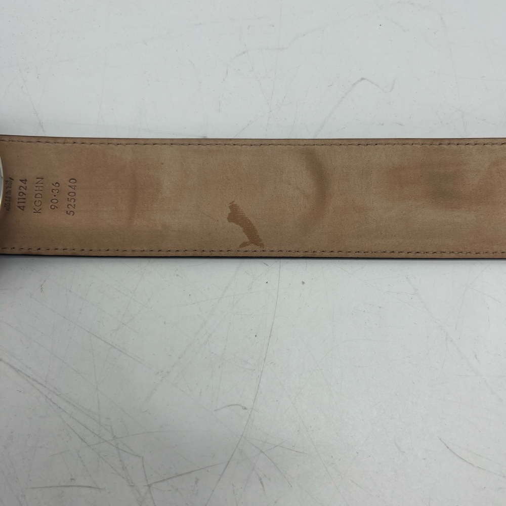 Gucci monogram GG buckle belt - Picture 6 of 13